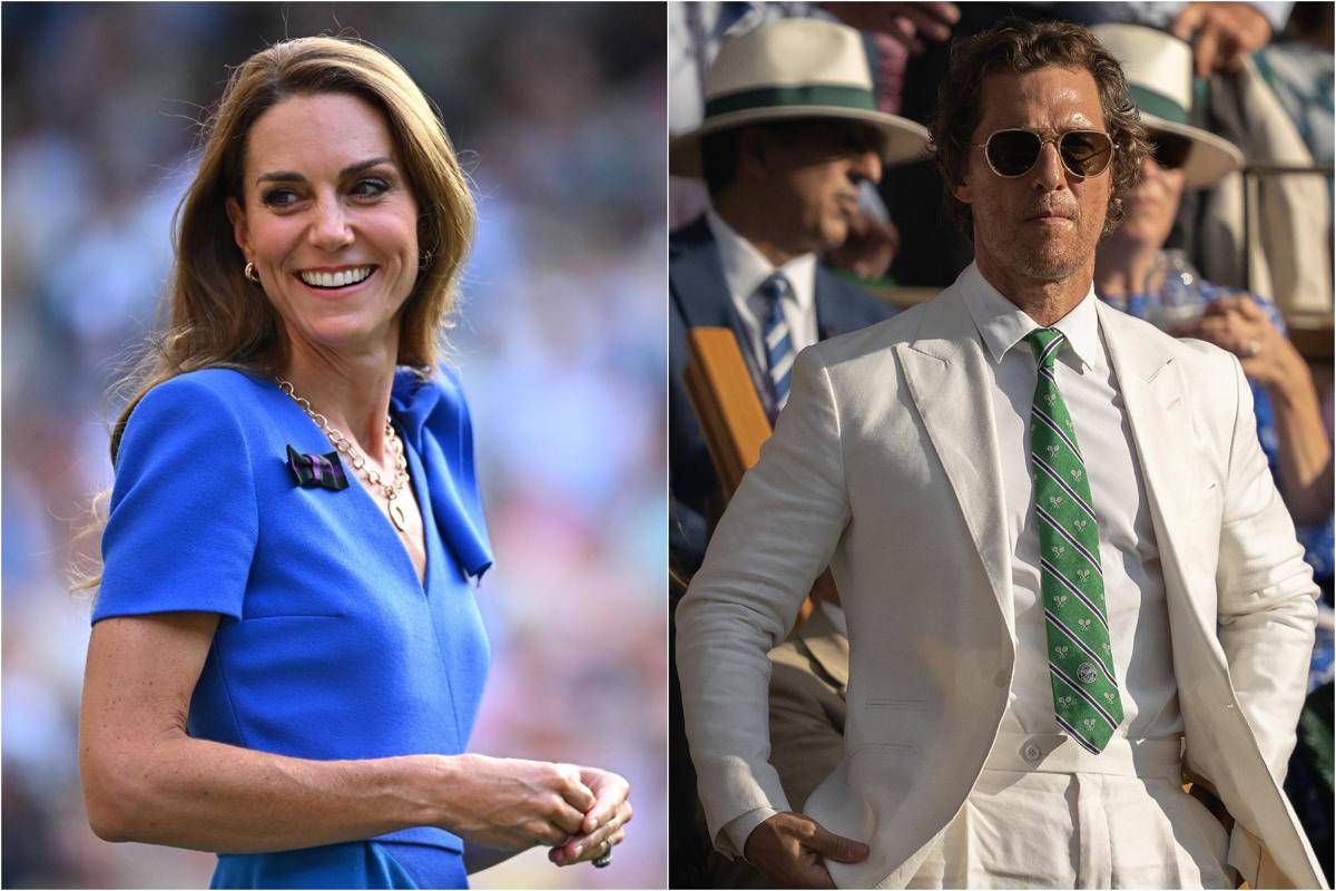 Kate Middleton alla finale di Wimbledon, gesto da 'gentleman' di McConaughey -