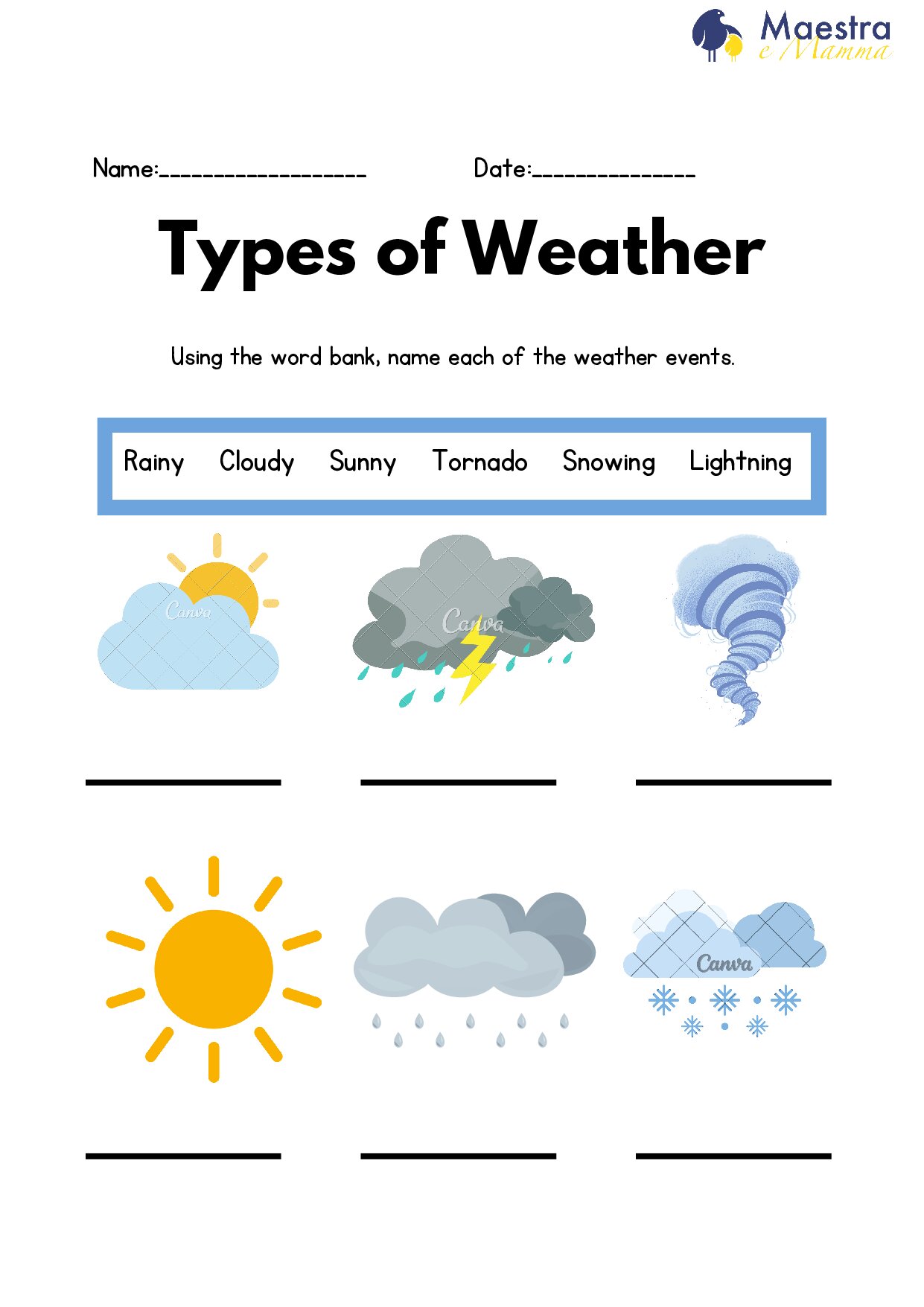 Types of weather [620 KB]