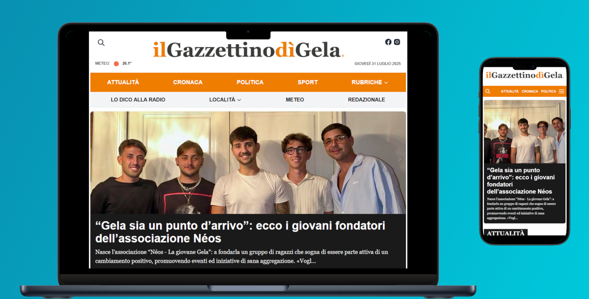 Il Gazzettino di Gela su Webmaster360: performance ottimizzate e gestione integrata per la pubblicità locale - 