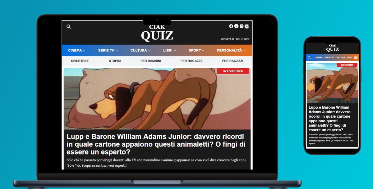 CiakQuiz.com su Webmaster360: una soluzione su misura per monetizzare le interazioni dei quiz - 