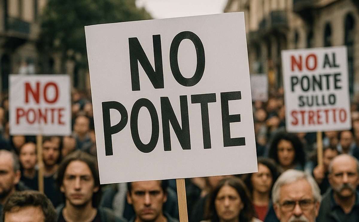 Ponte sullo Stretto di Messina | Le prime proteste in città - 