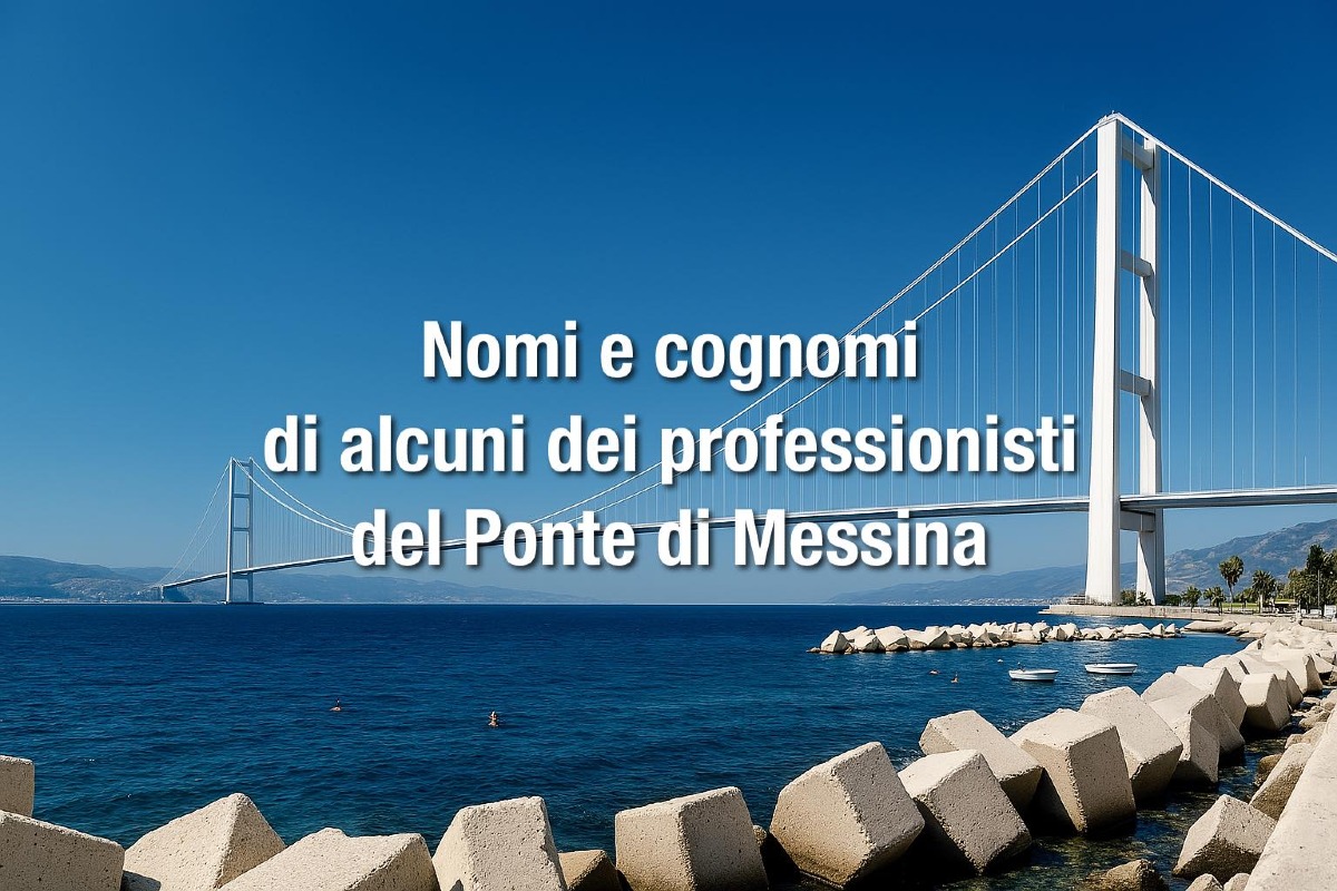 Ponte sullo Stretto di Messina: i nomi famosi dietro il progetto che può entrare nella storia - Credit foto Ponte sullo Stretto di Messina
