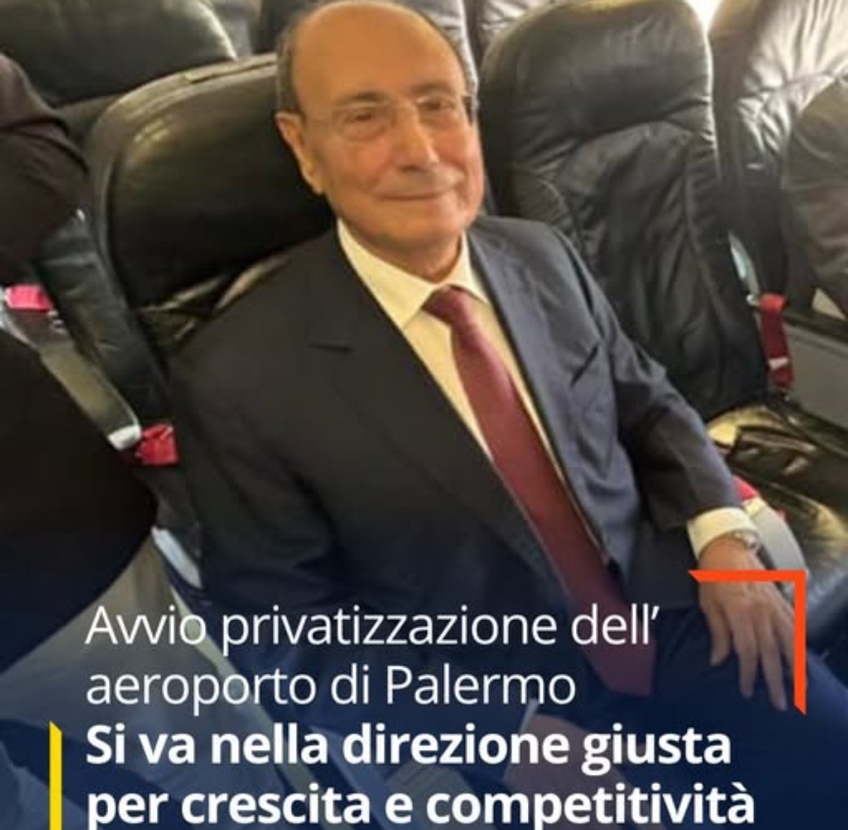 Aeroporto di Palermo: il Presidente Schifani annuncia una svolta - Credit foto Roberto Schifani
