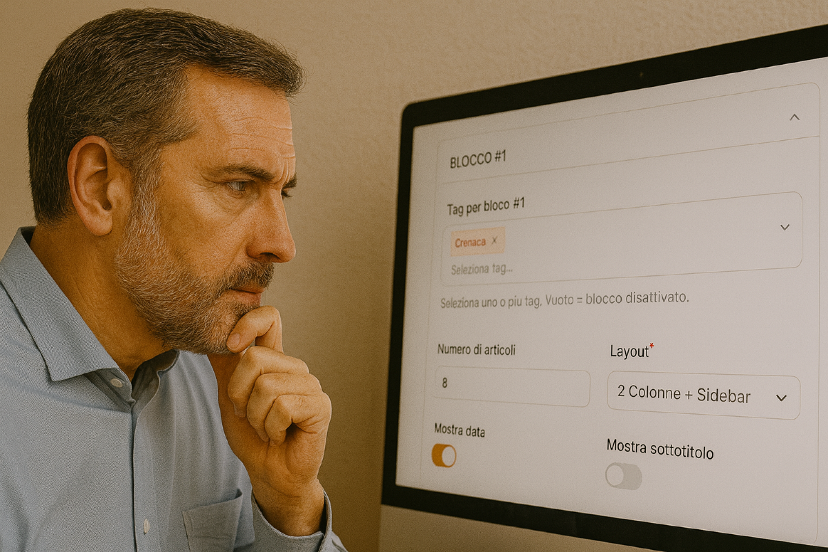 Guida completa all'Editor di Homepage di Webmaster360 - 
