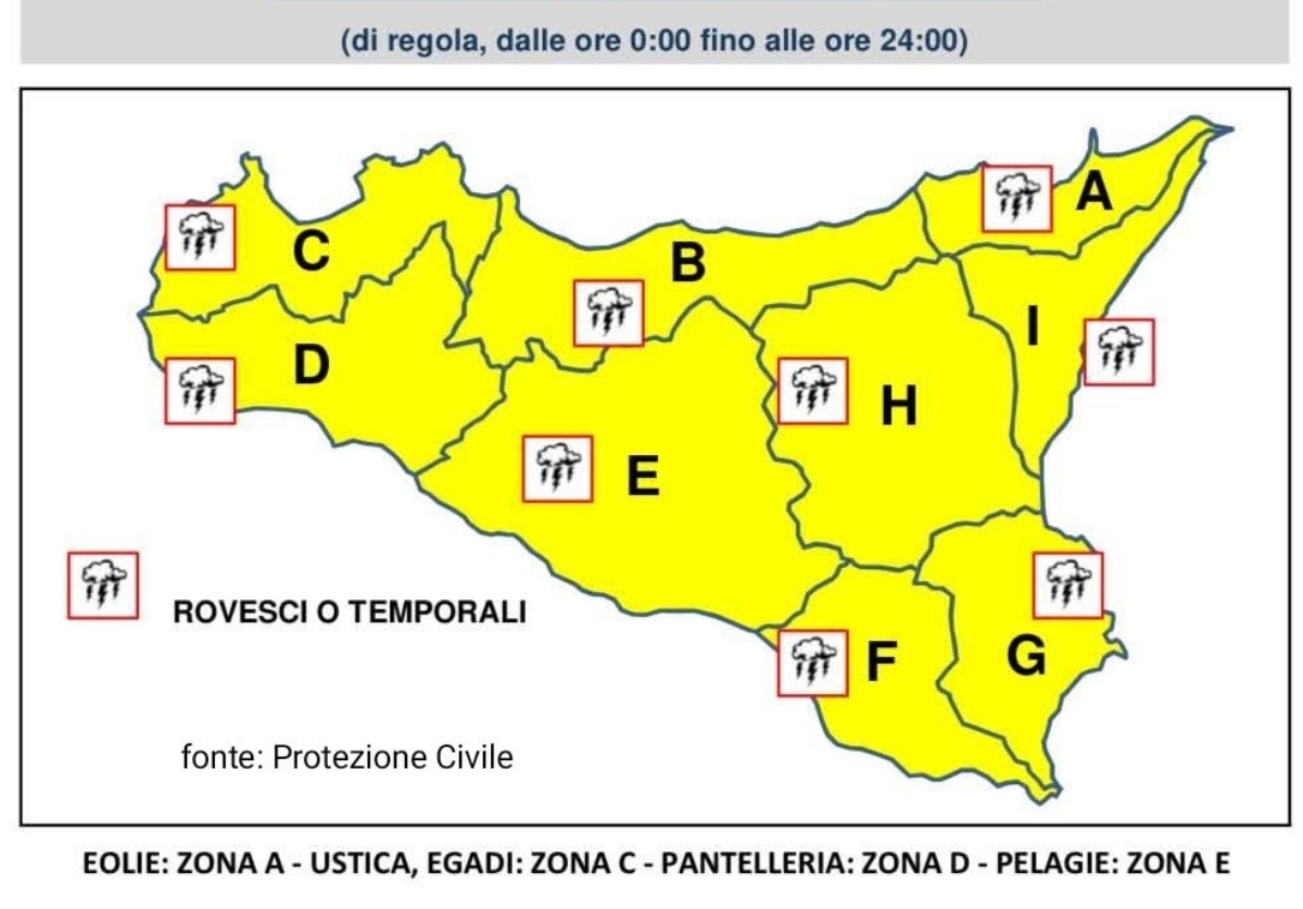 Allerta gialla | Aggiornamenti meteo dalla Protezione Civile -  Credit Foto Dipartimento della Protezione Civile
