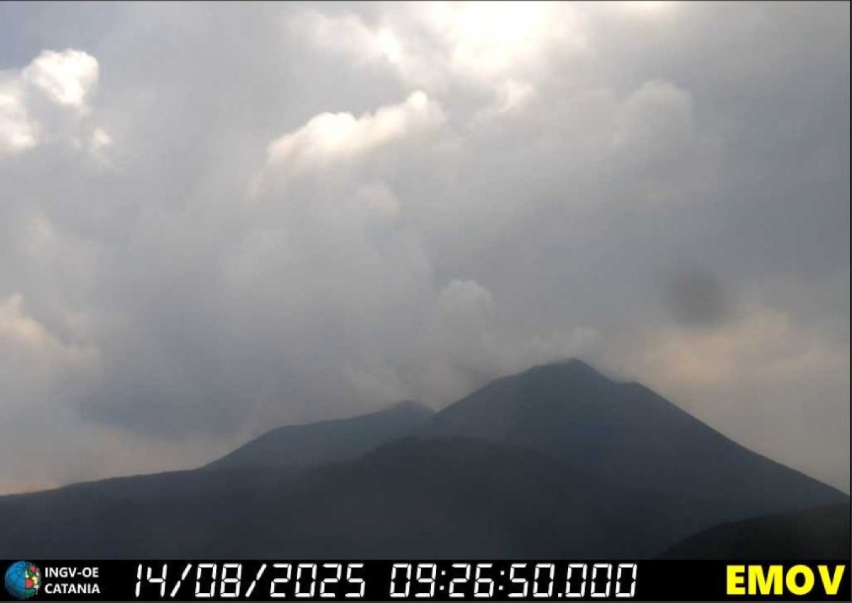 Etna, nuova eruzione di Ferragosto: lava e boati sotto l’occhio di INGVvulcani - Credit foto INGVvulcani