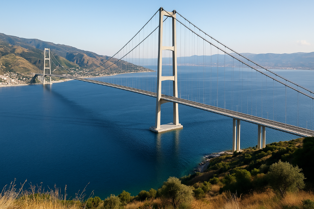 Un piano senza precedenti per il Sud Italia: i numeri del Ponte sullo Stretto di Messina -