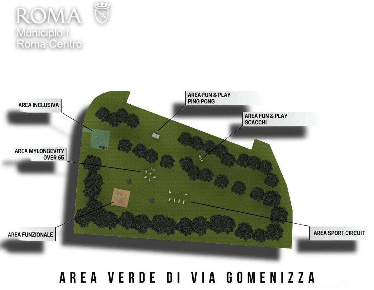 Roma, nel parco di piazzale Maresciallo Giardino partono i lavori per nuova palestra outdoor -