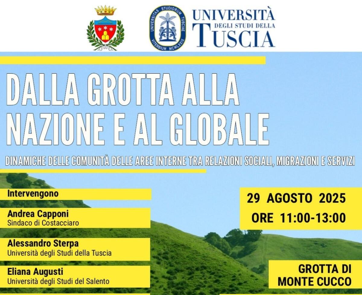 Un convegno nella grotta | I piccoli comuni possono rinascere? -