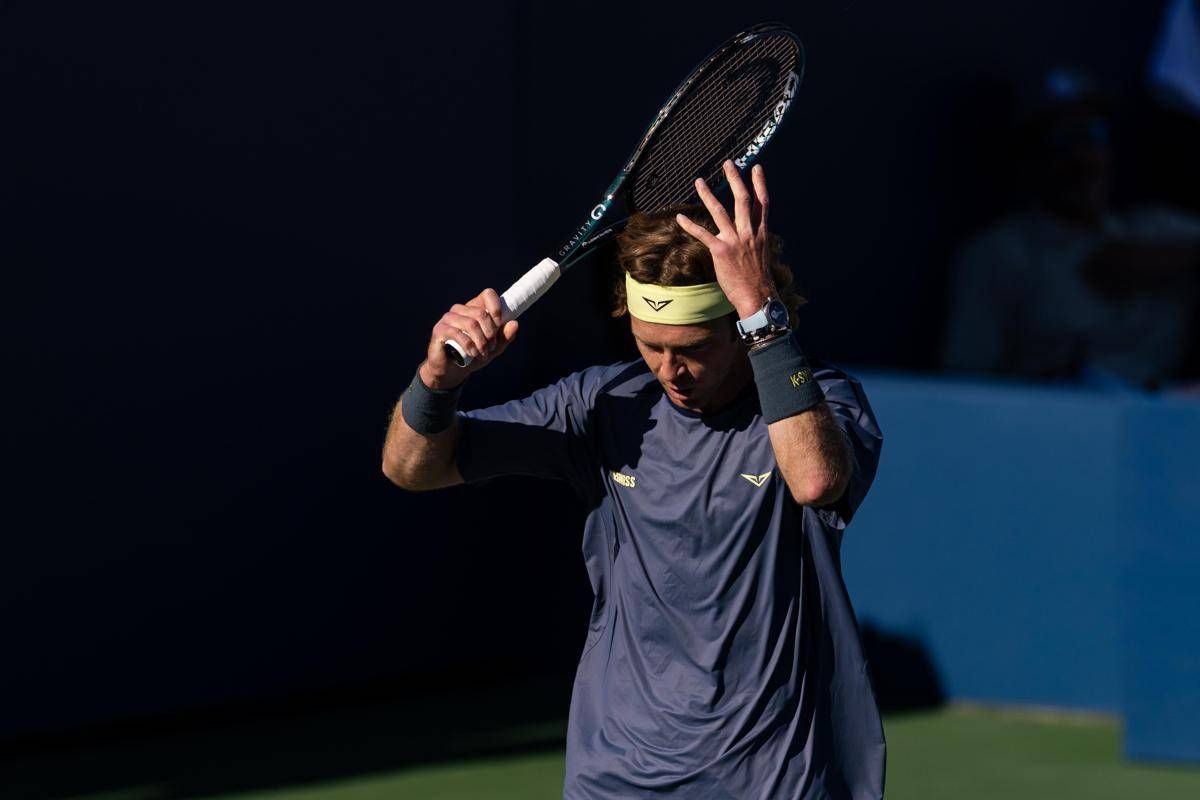 Rublev multato per parolacce agli US Open: "Mi insultavo da solo, posso farlo" - 