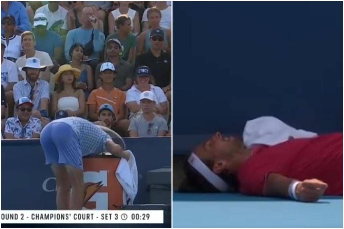 Da Medvedev a Rinderknech e Tiafoe: caldo e malori a Cincinnati - 