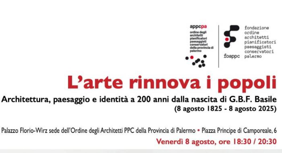 “Palermo celebra i 200 anni di G.B.F. Basile | Scopri il legame sorprendente tra arte e identità culturale!” -