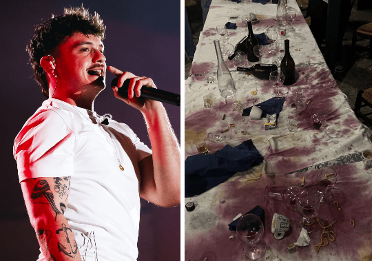 Olly, la cena con gli amici scatena il caos: "Mozziconi di sigaretta e vino rovesciato" -