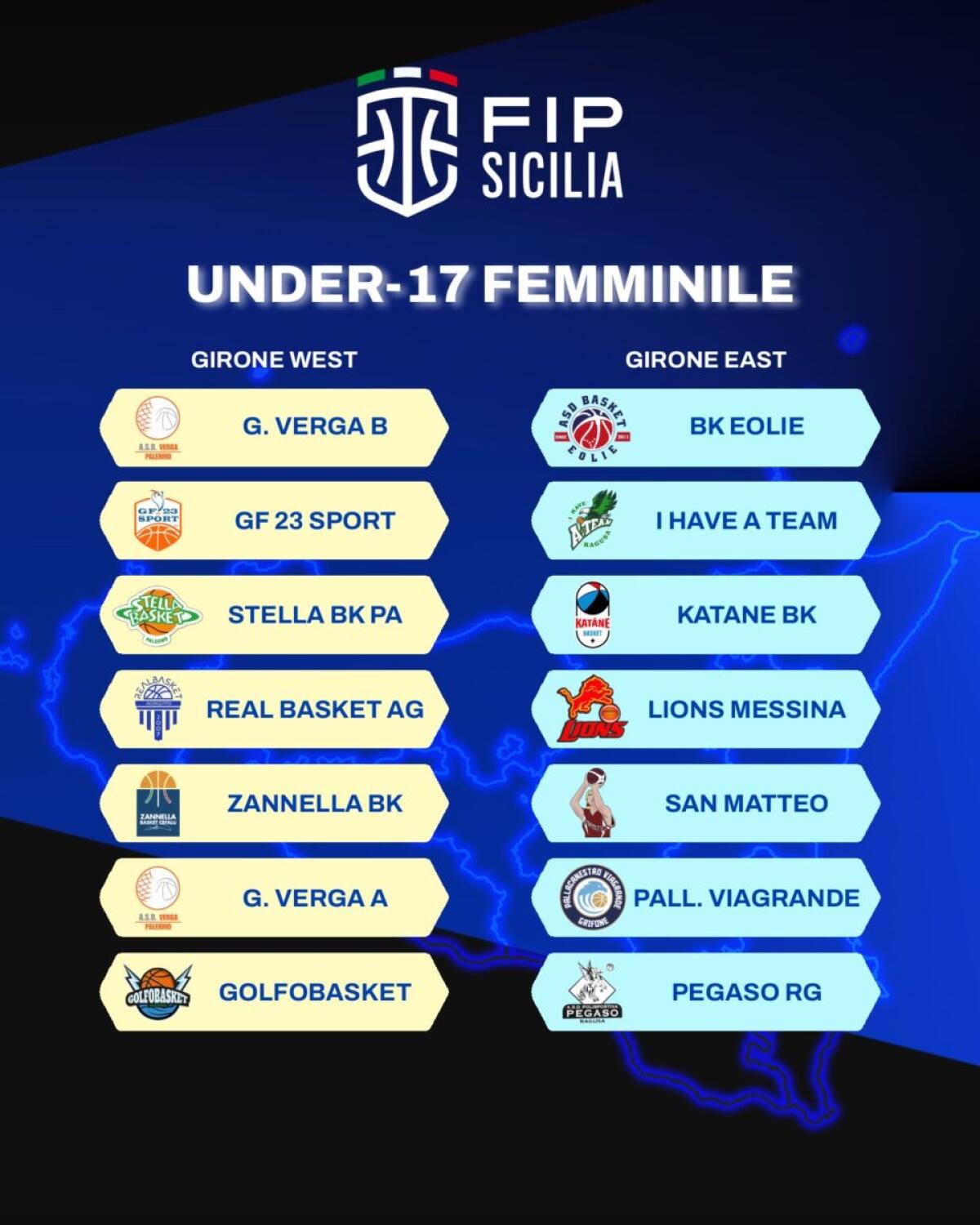 FIP Sicilia | Svelato il rivoluzionario campionato Under-17 femminile: più squadre e sorprese in arrivo! - 