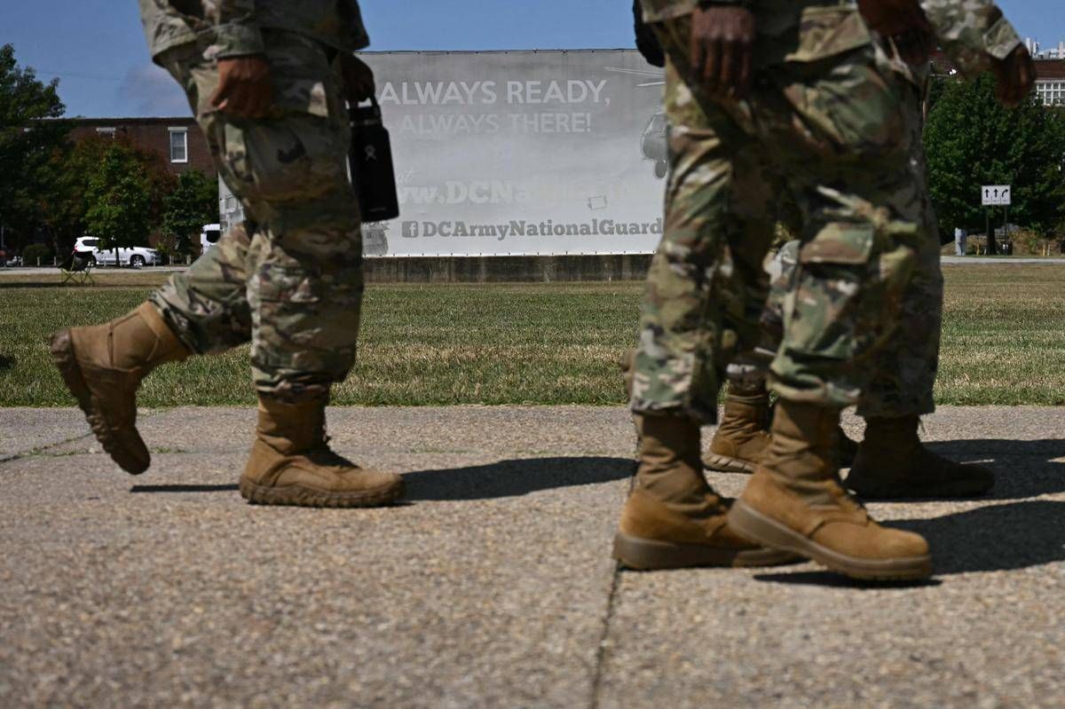 Guardia Nazionale dispiegata a Washington dopo l'ordine di Trump - 