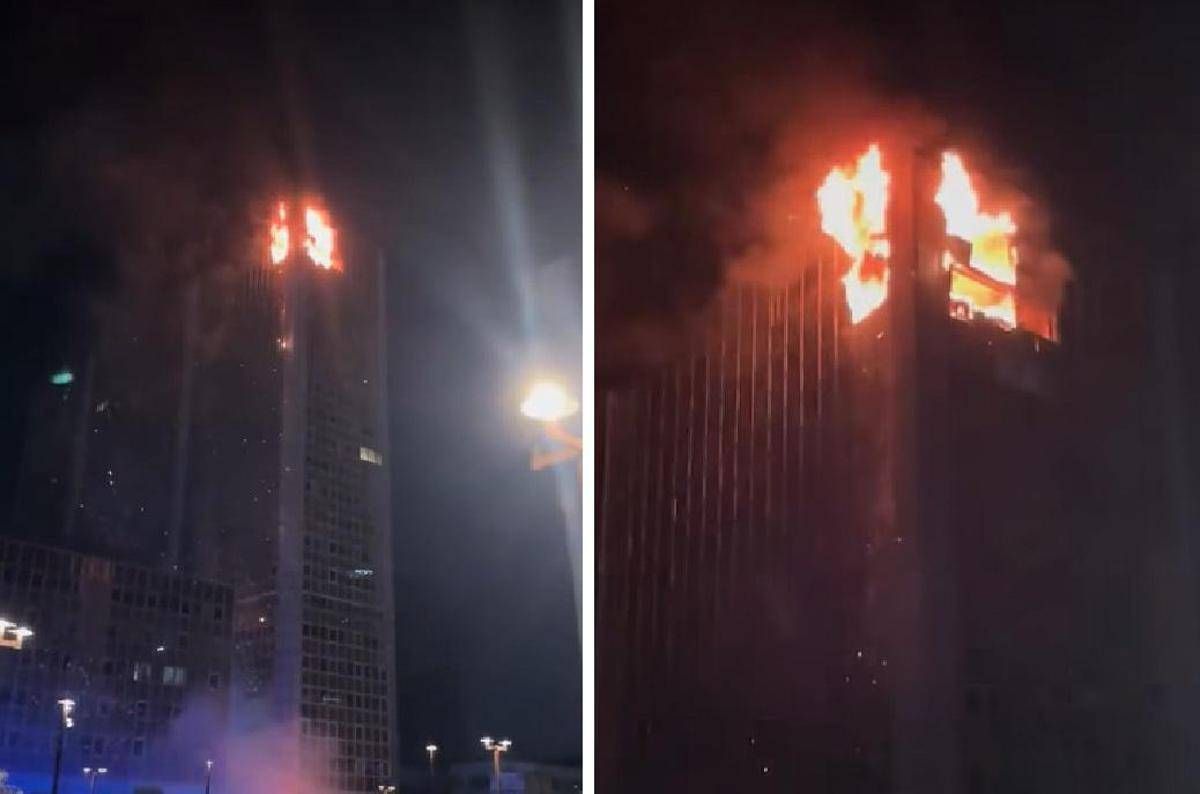 Napoli, incendio in grattacielo del Centro direzionale: nessun ferito -