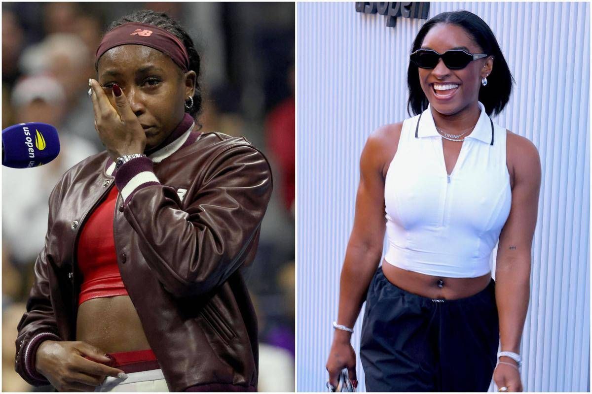 Gauff piange in campo agli Us Open, poi incontra Biles - 