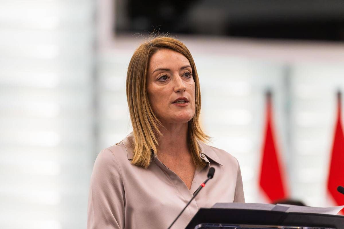 Ue, Metsola: "Gaza dimostra che serve un'Europa più forte, non è nata per essere spettatrice" -