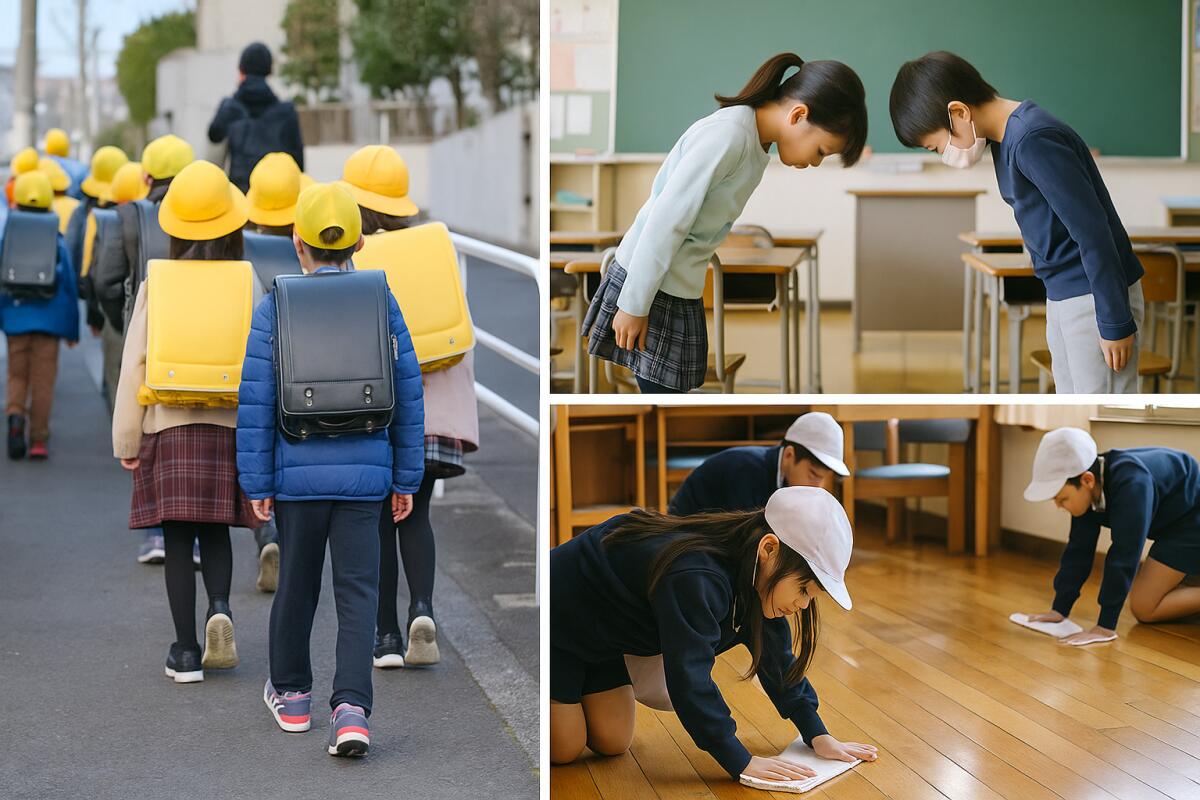Nessuno immagina cosa fanno i bambini giapponesi ogni mattina | Questa routine ti lascerà senza fiato - 