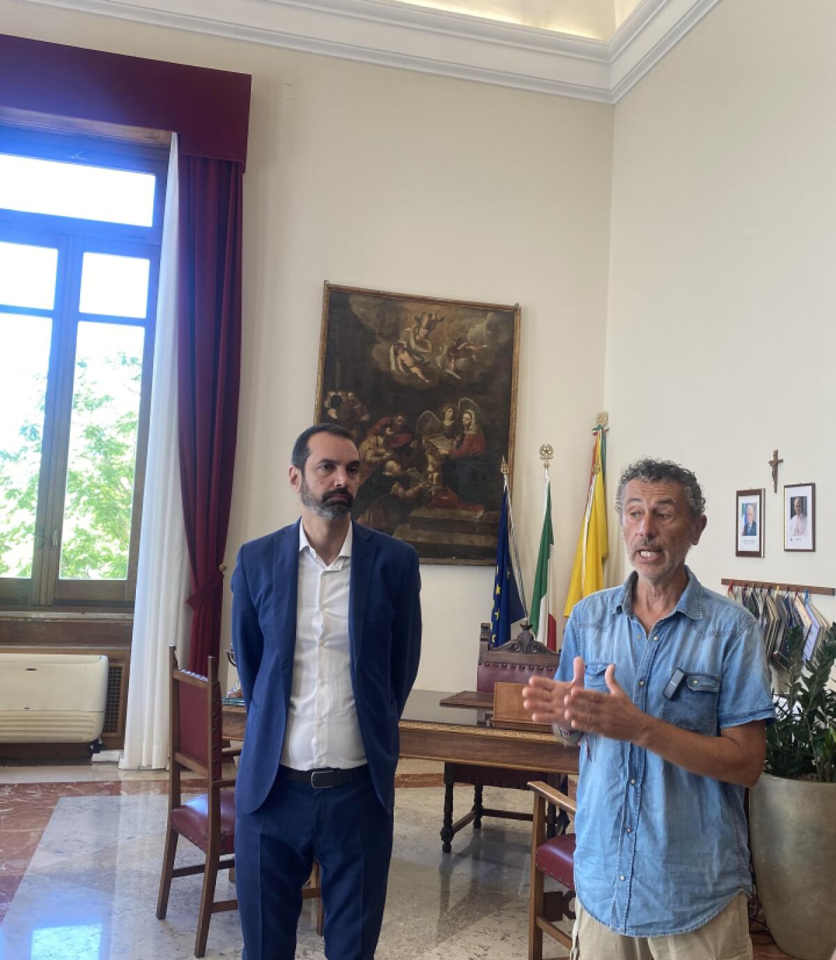 Antonio Mazzeo torna a Messina dopo il sequestro della Handala | Il Comune di Messina punta a sensibilizzare l'opinione pubblica sui diritti umani! - 
