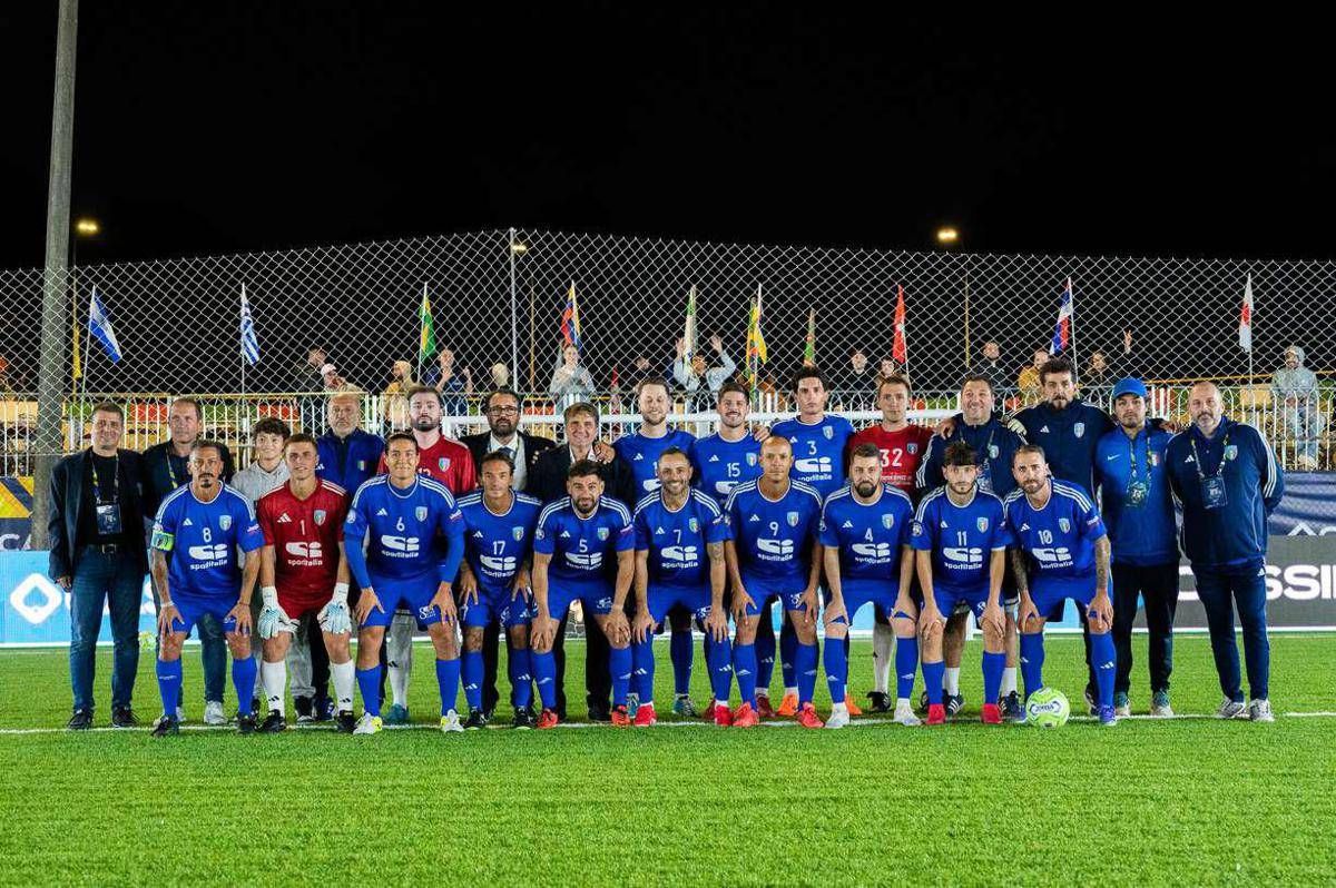 Mondiali calcio a 7, l'Italia vola ai quarti. Oggi il big match contro l'Argentina -
