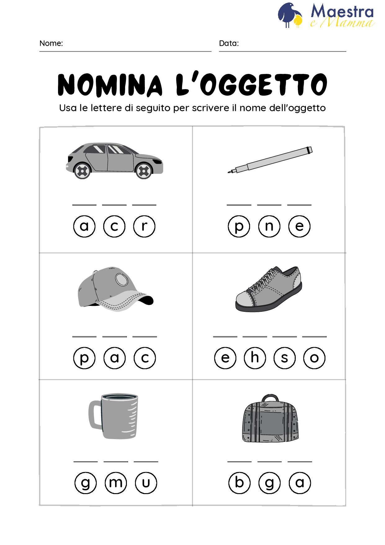 Nomina l'oggetto [368 KB]