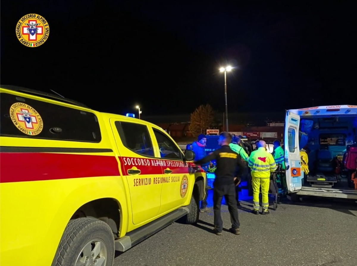 Allarme notturno sull'Etna: intervento immediato del Soccorso alpino -