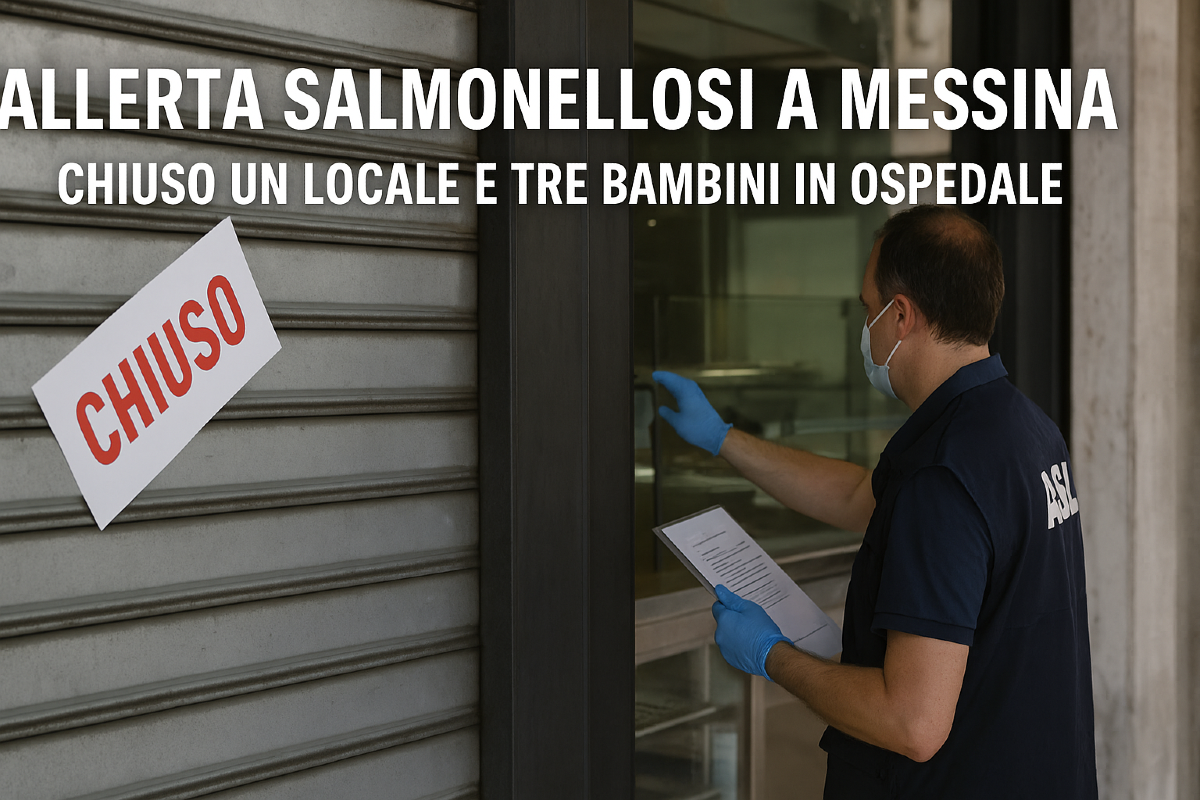 Allerta sanitaria a Messina: bambini in ospedale per salmonella -