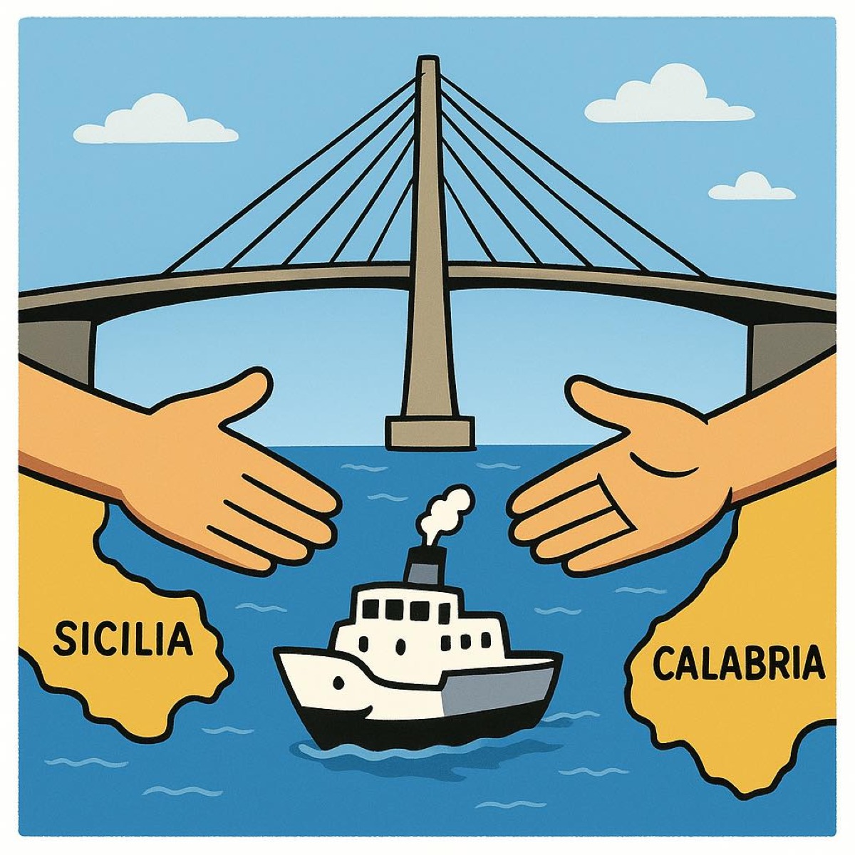 Ponte sullo Stretto di Messina: ecco perché è l'opera che cambia la storia - Credit foto Strait of Messina Bridge