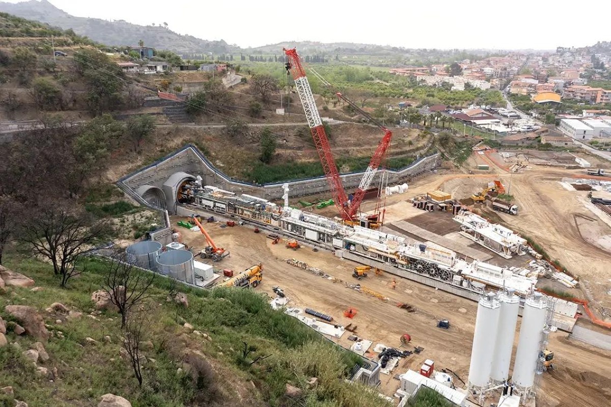 Ferrovia Palermo–Catania–Messina: aggiornamenti dai cantieri del Ponte sullo Stretto - Credit foto Ponte sullo Stretto di Messina
