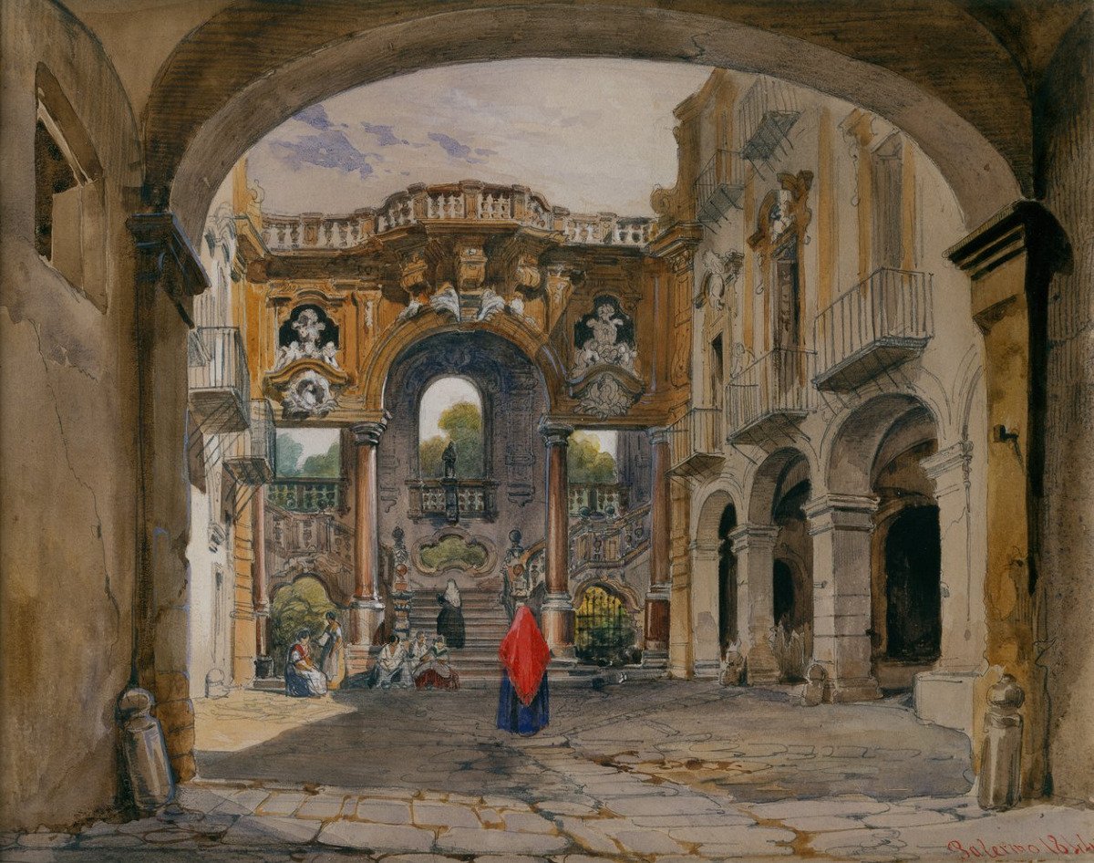 Una residenza aristocratica palermitana: in pochi sanno che nasconde la storia di un potere secolare - Foto: Rudolf von Alt/Wikipedia