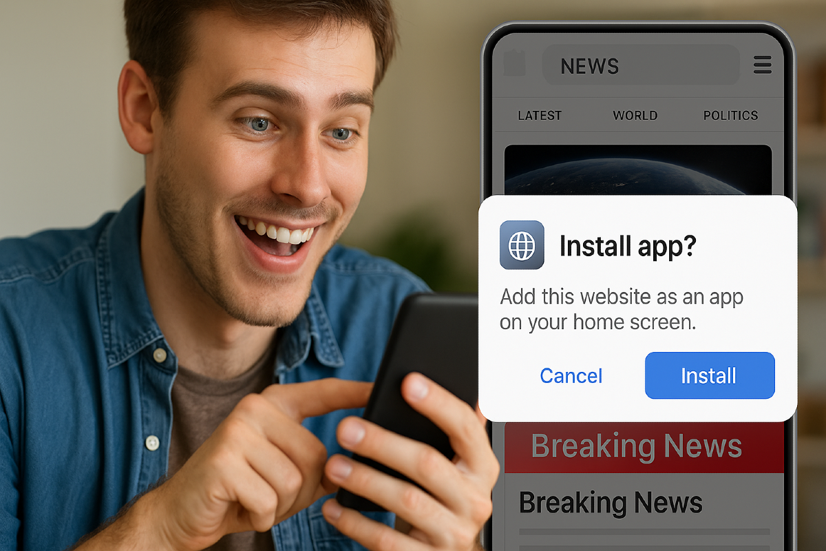 Trasforma il tuo sito in un’app: nuova funzione già attiva su Webmaster360 - 
