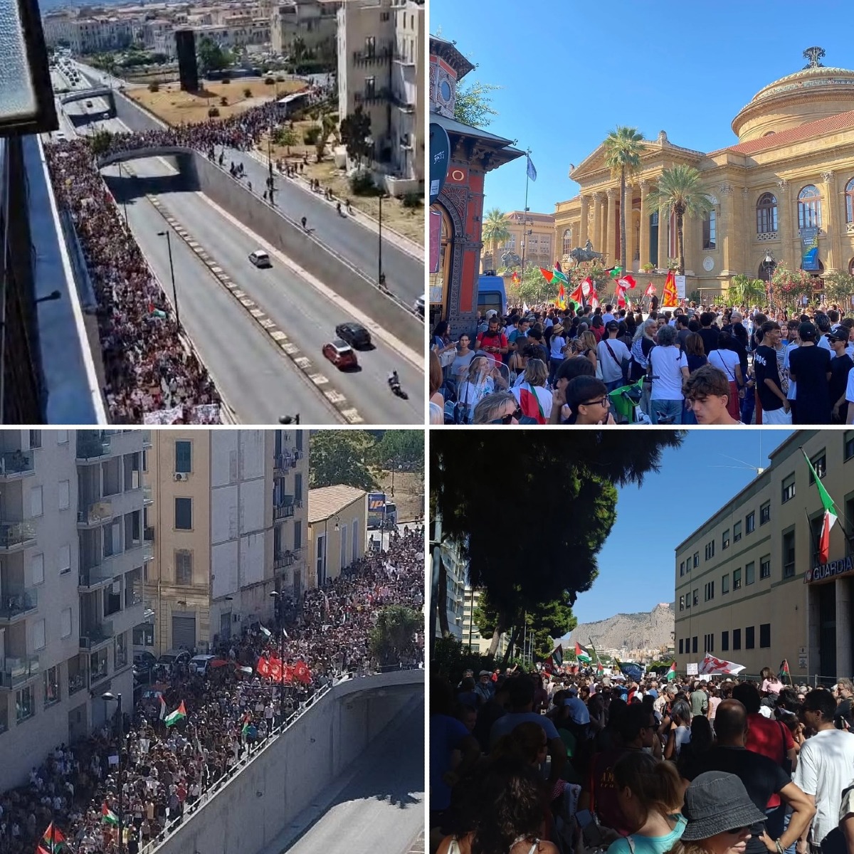 Sciopero generale: Roberto Lipari in piazza a Palermo per Gaza - Credit Foto Roberto Lipari