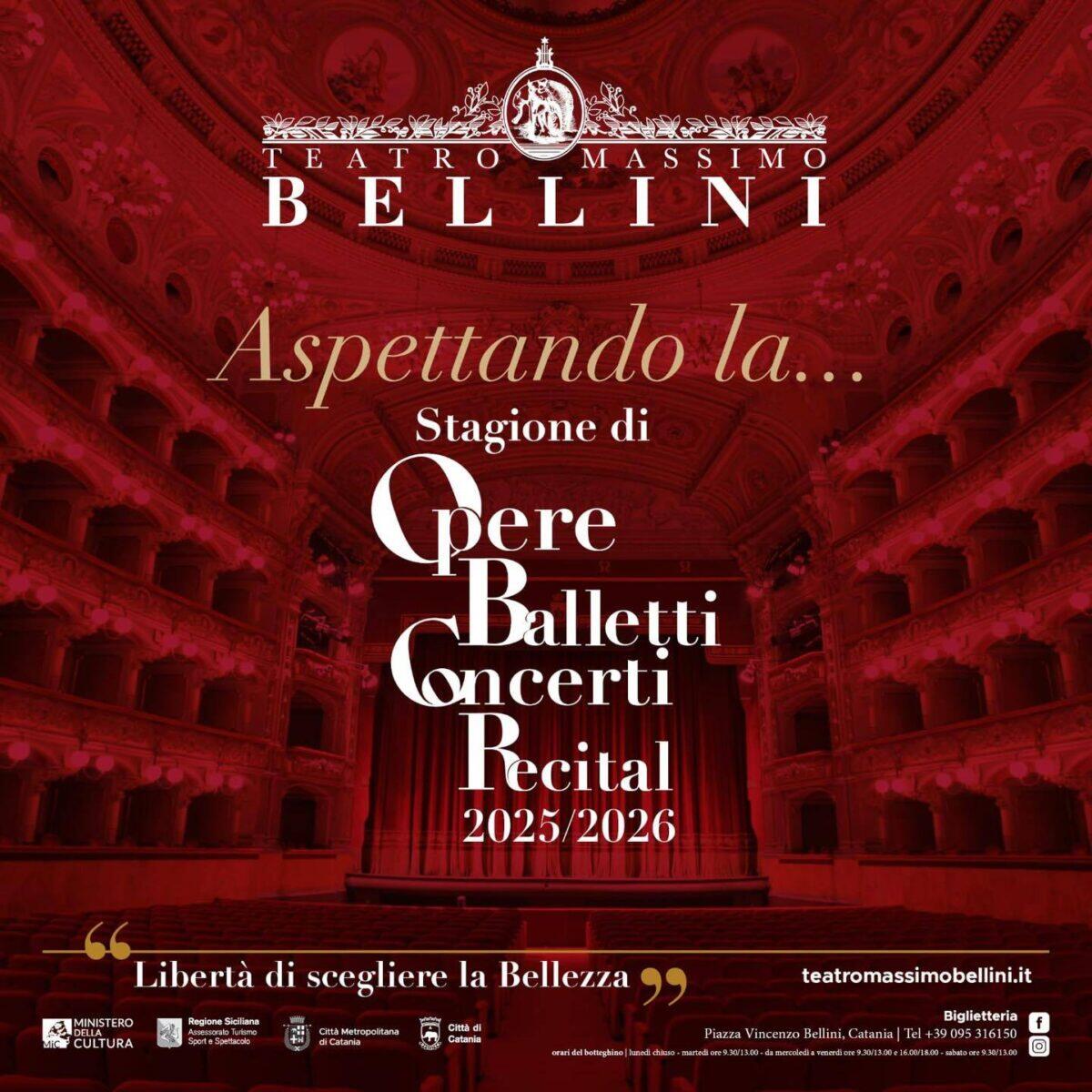 Svelata la nuova stagione al Teatro Massimo Bellini Catania: preparatevi a emozioni indimenticabili! -