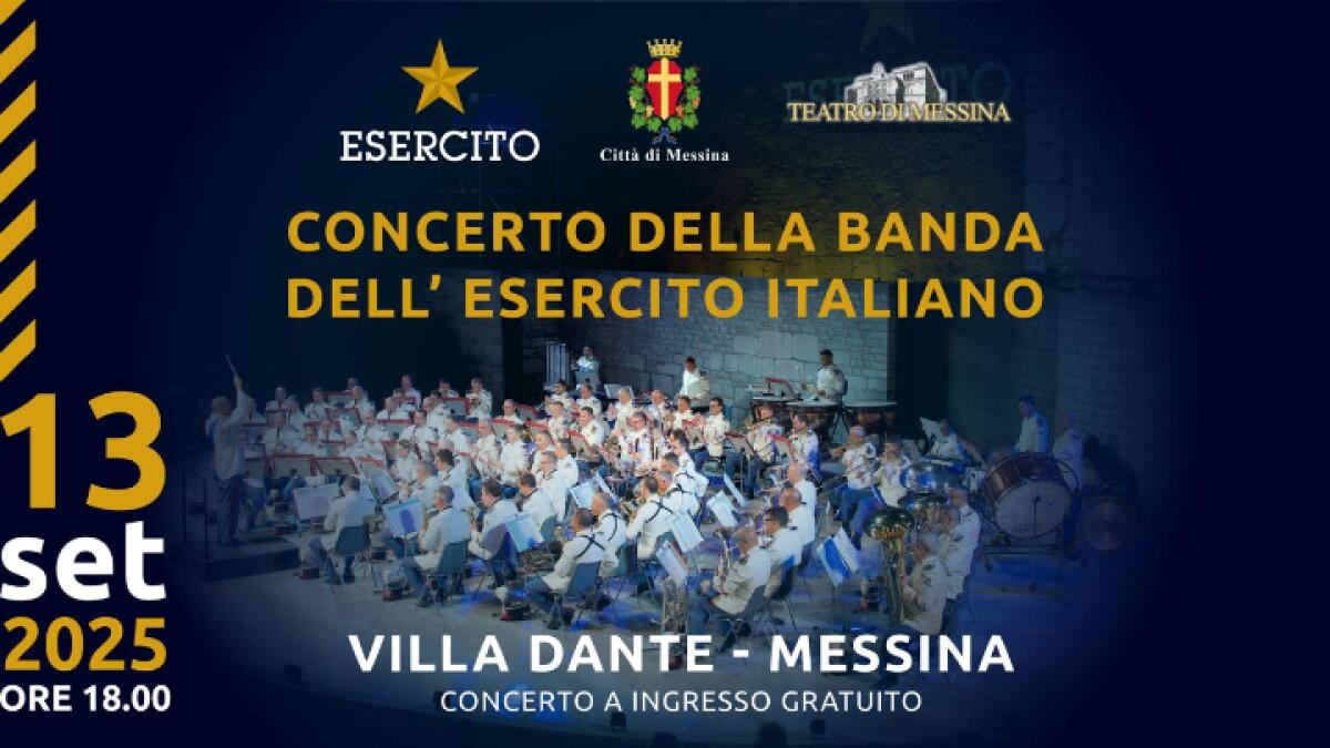 BANDA DELL'ESERCITO A MESSINA | Il Comune di Messina sorprende con un evento gratuito che nessuno si aspettava! - 