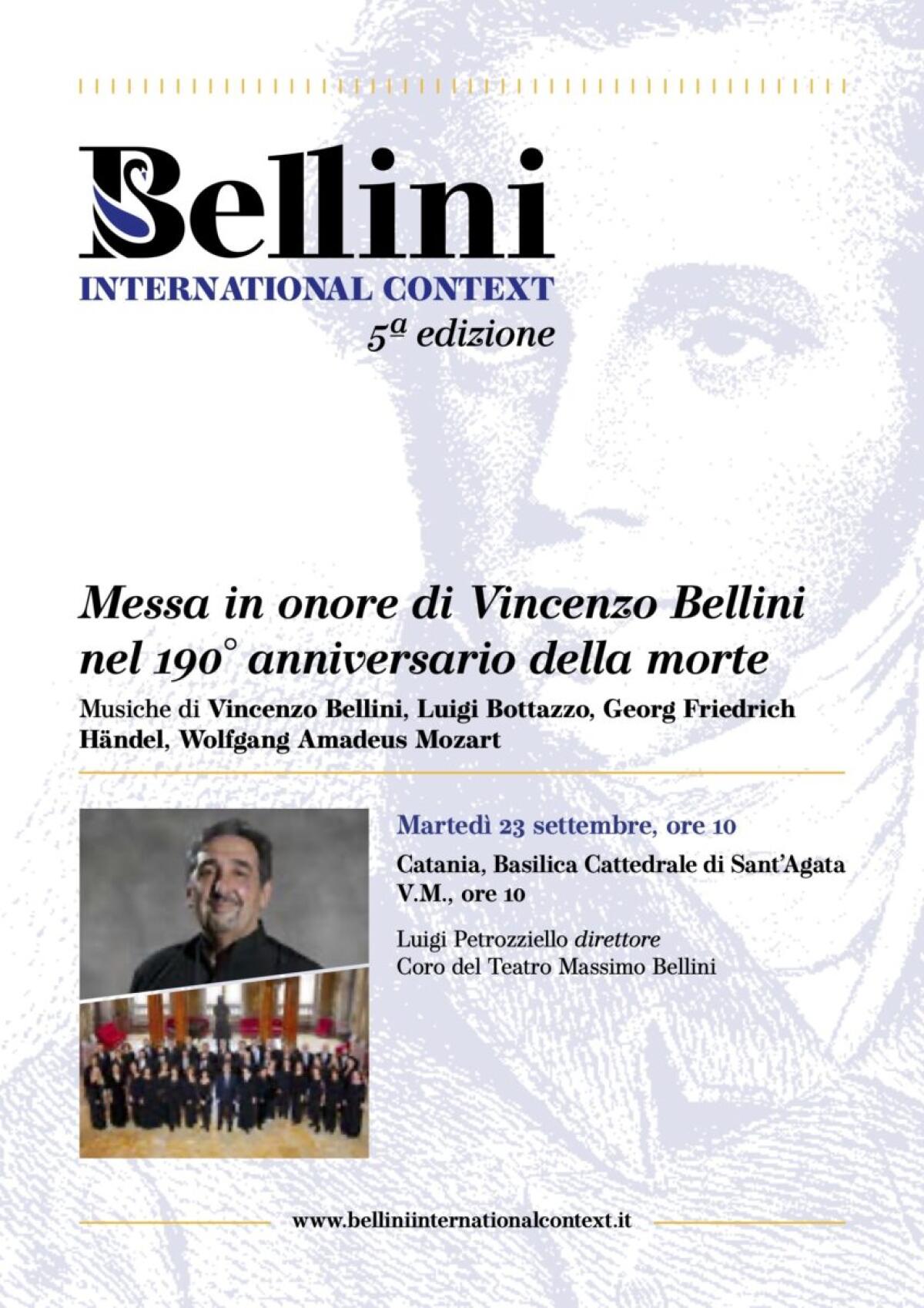 Celebrazione Sacra al Teatro Massimo Bellini Catania: 190 Anni di Melodie di Vincenzo Bellini - 