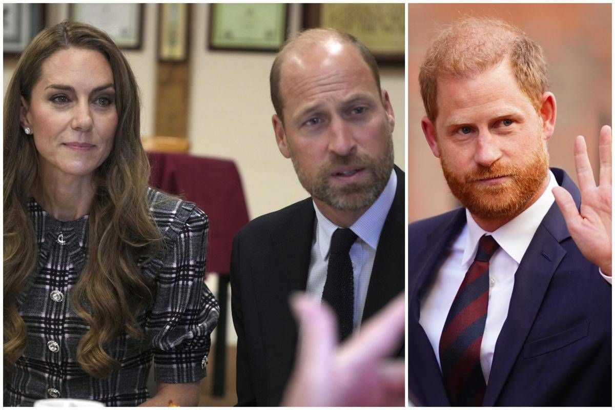 Harry, William e Kate omaggiano la regina Elisabetta ma non si incontrano -