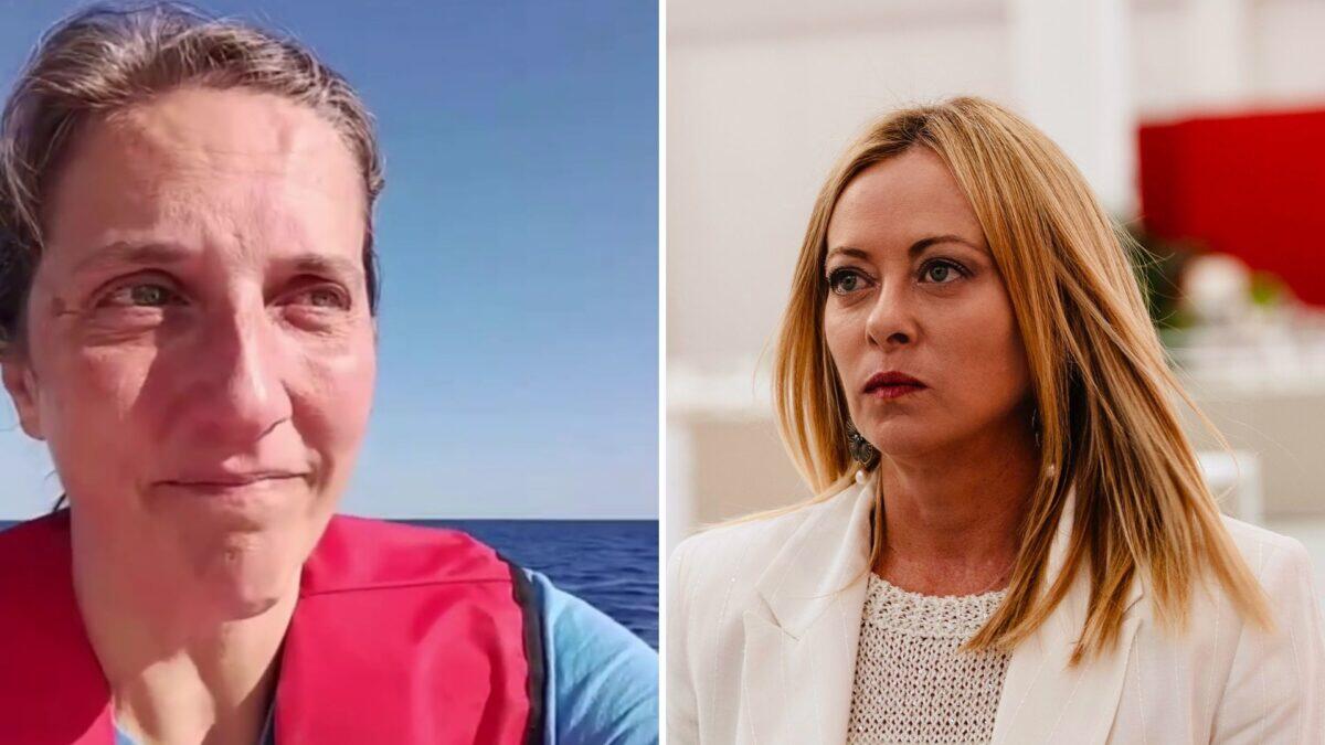 Annalisa Corrado in barca contro Meloni | L'irresponsabilità è davvero stare a terra? - 