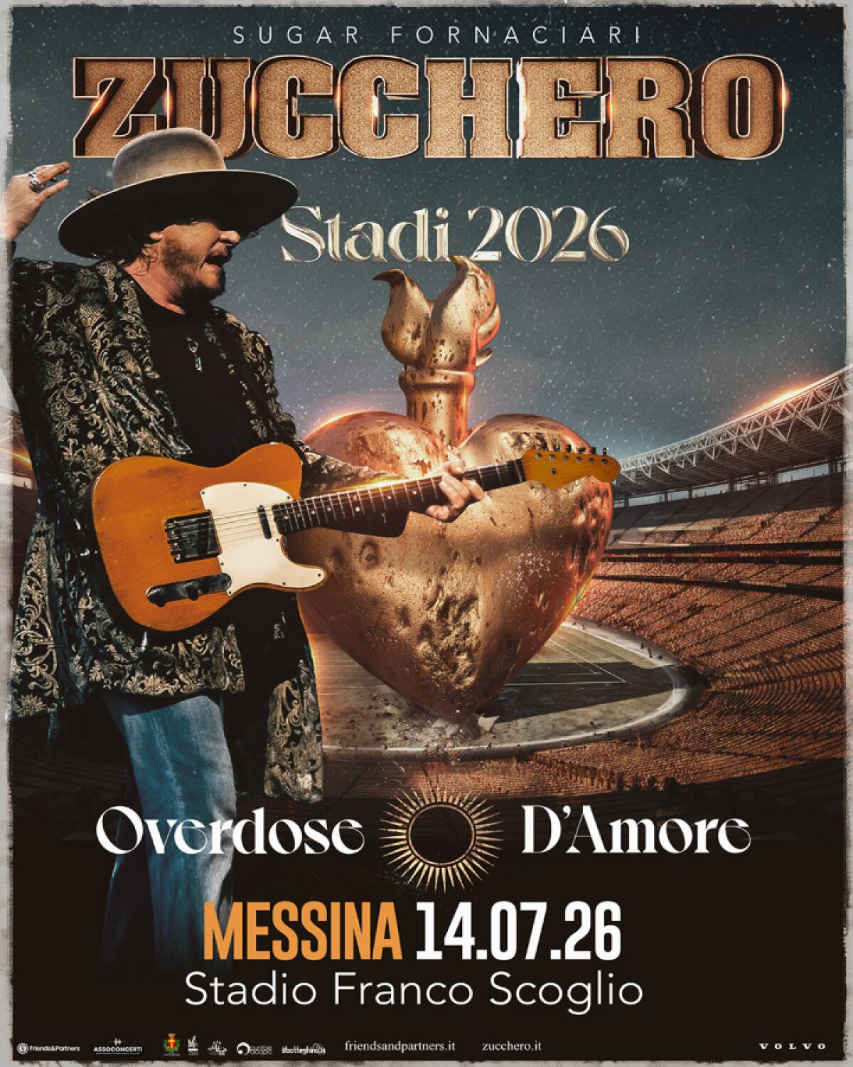 Zucchero torna a Messina | Scopri perché il Comune di Messina diventa la nuova capitale della musica! - 