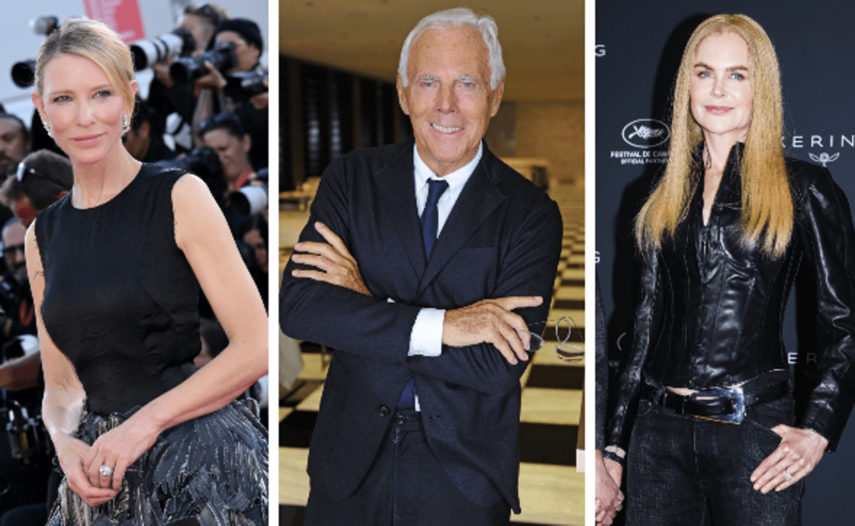 Addio a Giorgio Armani, da Cate Blanchett a Nicole Kidman: muse e star che ha vestito -