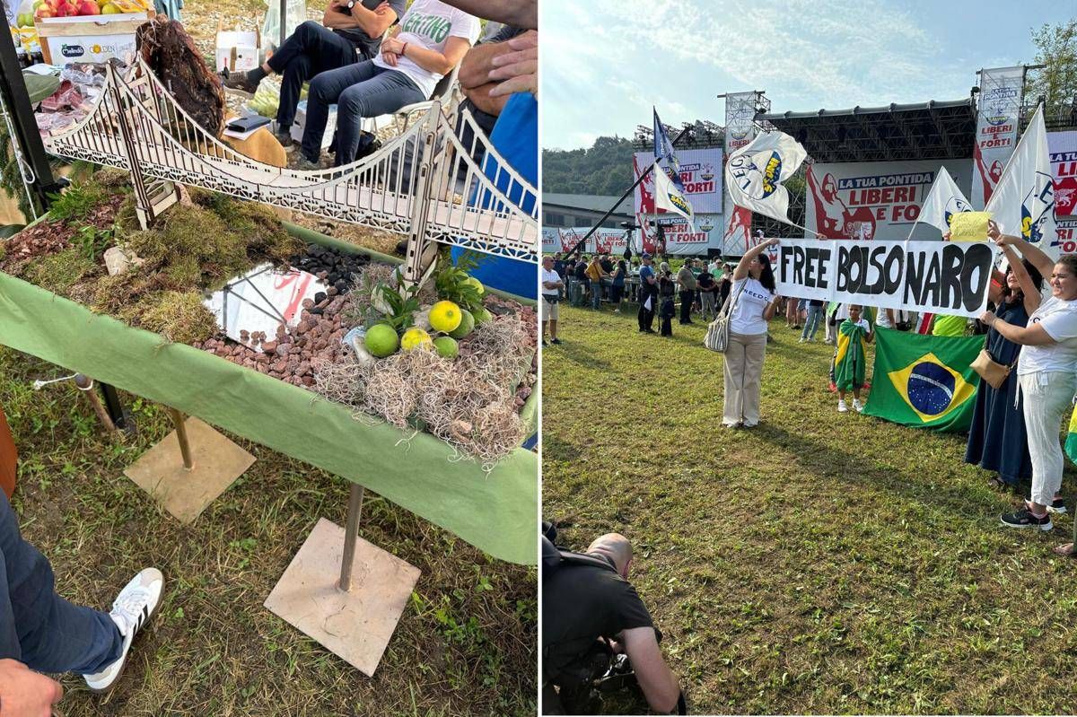 Salamelle, Alberto da Giussano e Bolsonaro: la fede padana sul pratone di Pontida - 