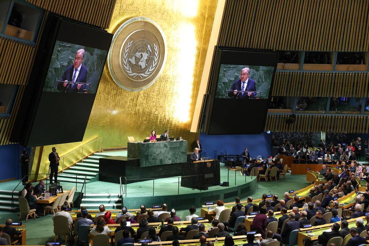 Al via l'Assemblea Onu, Guterres: "Bene riconoscere la Palestina". Trump: "Tempi di crisi con guerre in due continenti" - 