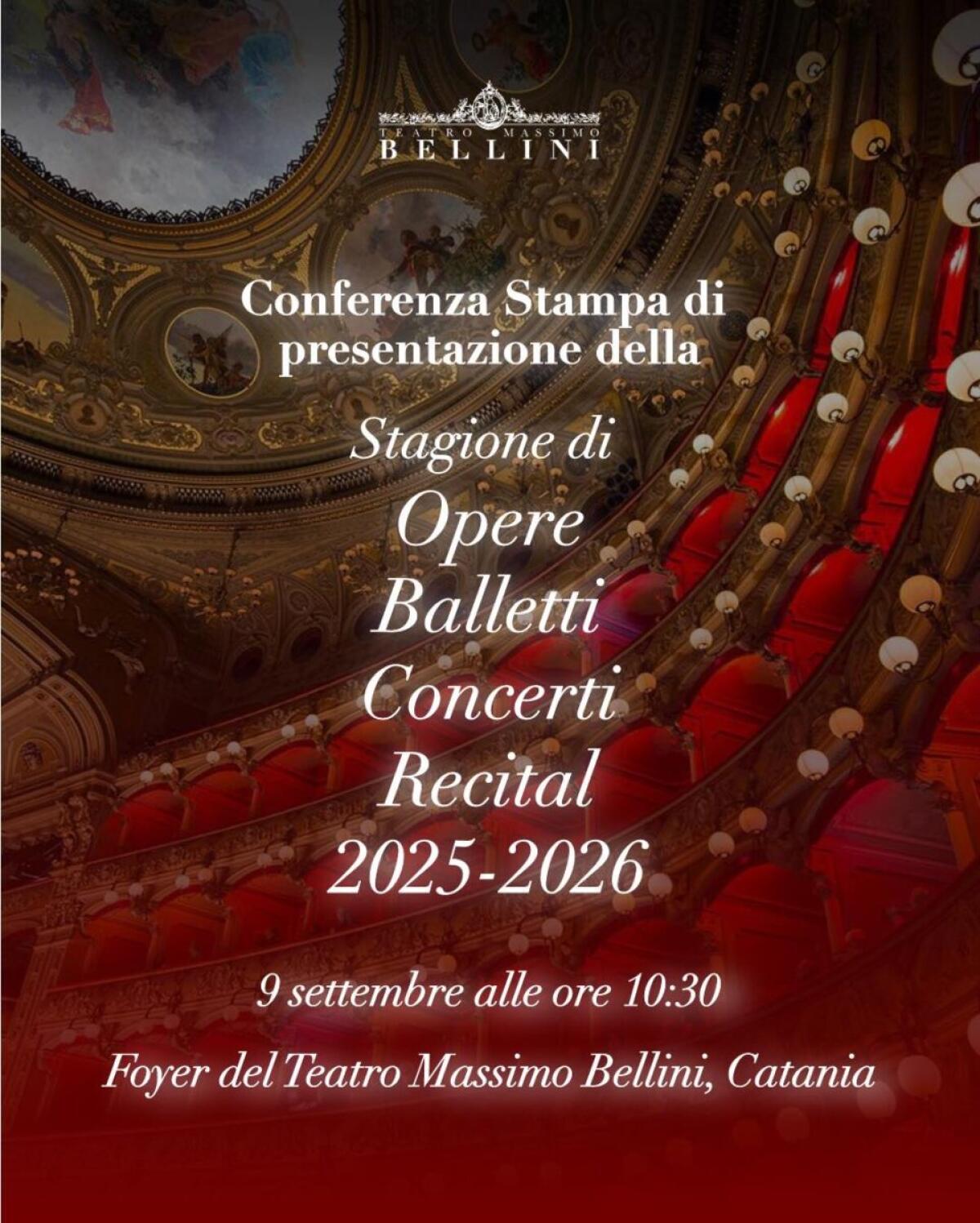 Scopri le nuove stagioni al Teatro Massimo Bellini Catania: dall'opera alla danza, un evento da non perdere! -