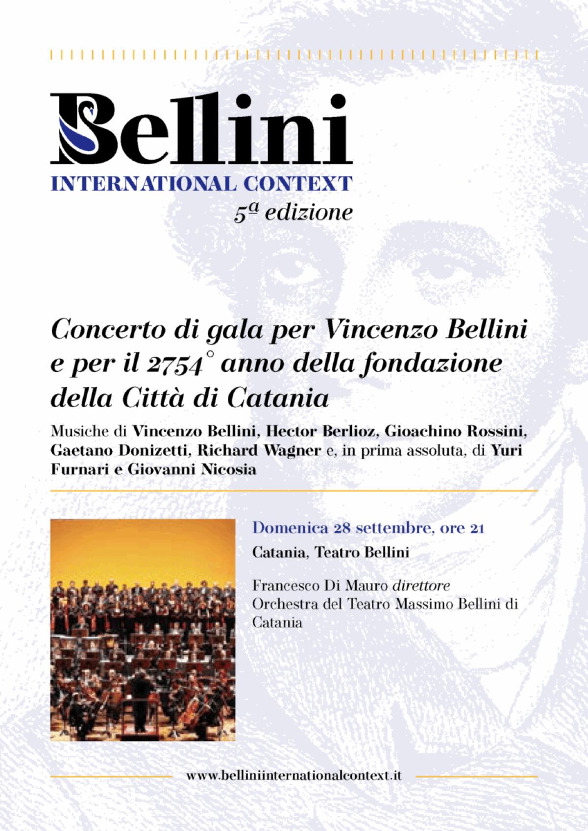 Omaggio a Bellini: Il Concerto di Gala al Teatro Massimo Bellini Catania per i 2754 Anni della Città - 