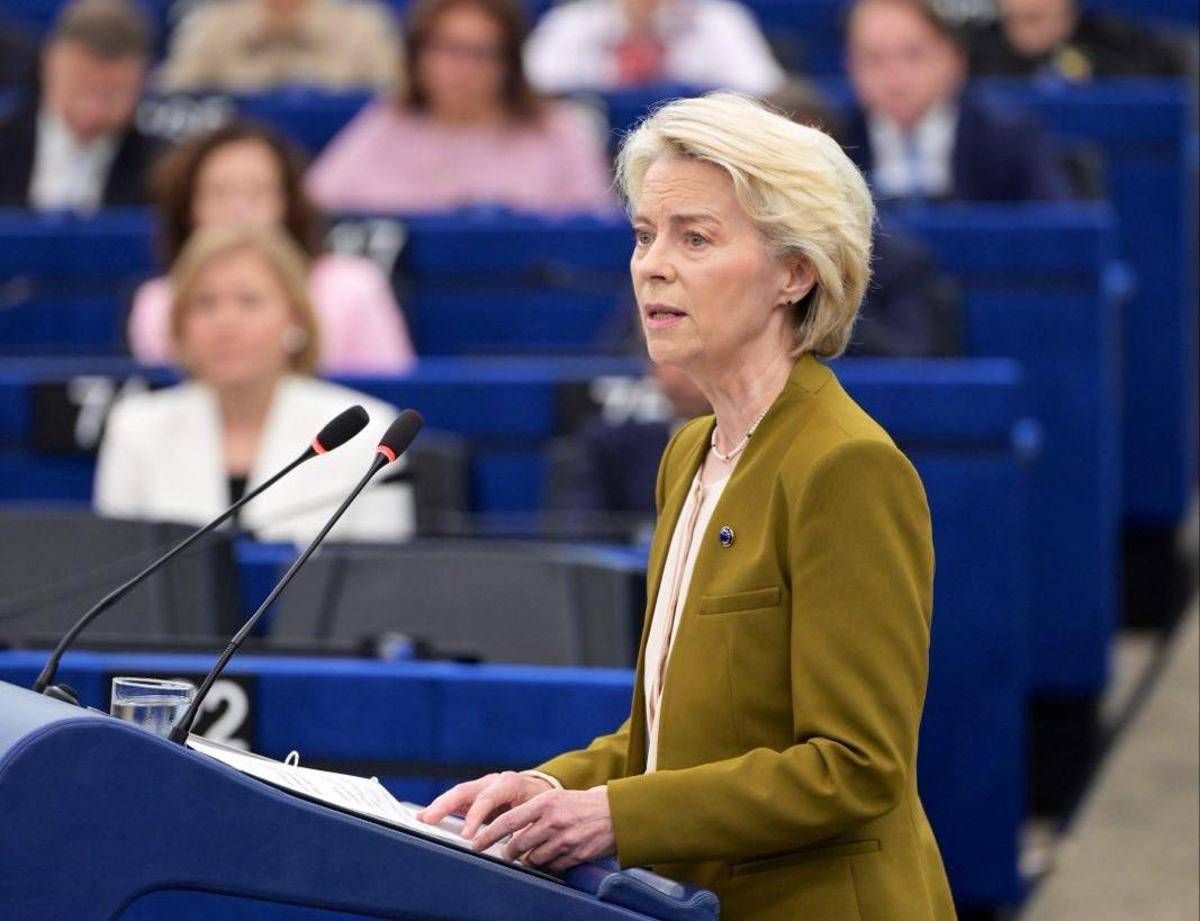 Stato dell'Unione, von der Leyen: "L'Europa combatte per suo futuro" -