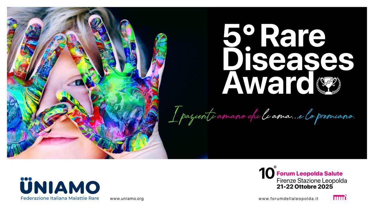 Rare Diseases Award 2025, al via candidature premio promosso da Uniamo - 