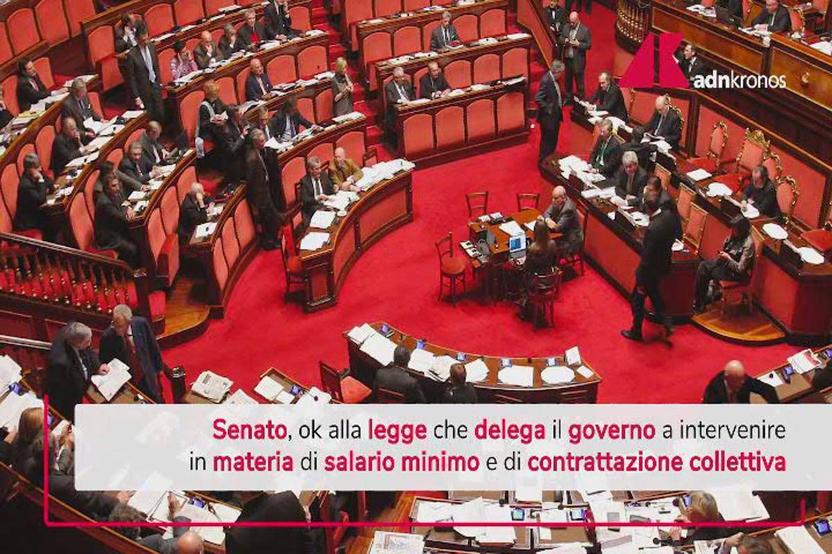 Salario minimo, ok del Senato alla legge delega - 