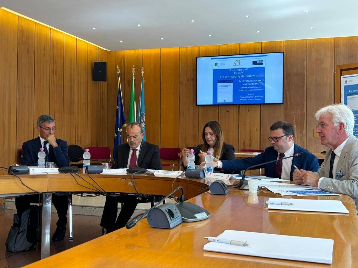 Consiglio Regionale del Lazio, presentato il libro 'La costituzione di parte civile degli enti esponenziali' - 
