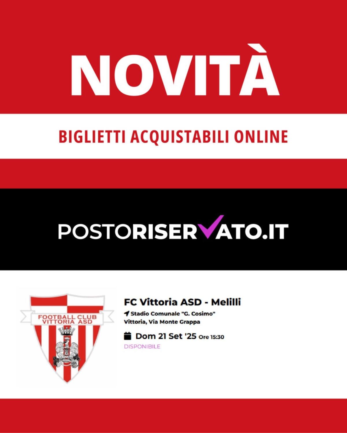 Football Club Vittoria | Scopri come acquistare i biglietti comodamente da casa e non perdere l'ultima partita! - 