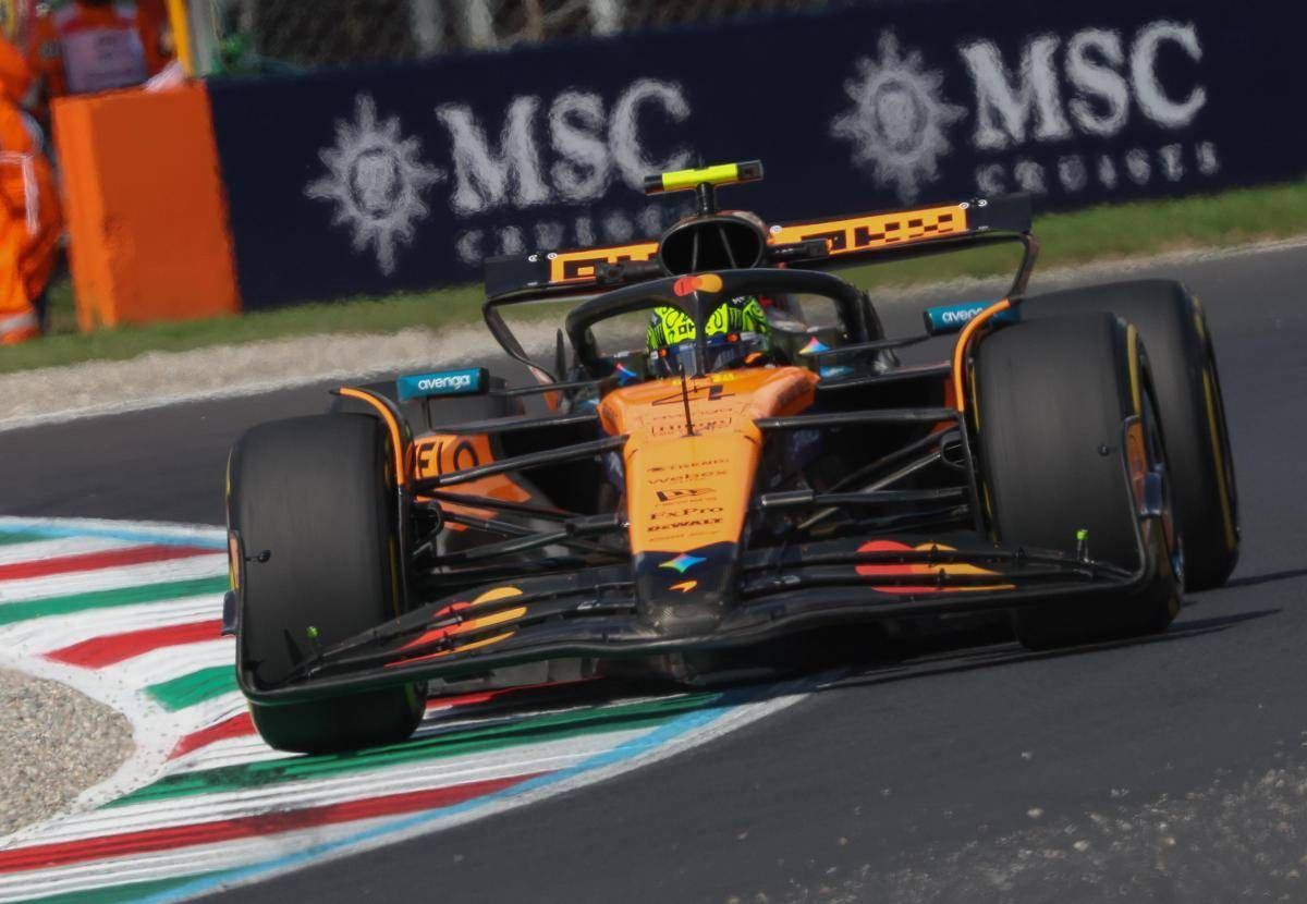 Gp Monza, Norris domina seconda sessione di libere. Secondo tempo per Leclerc - 